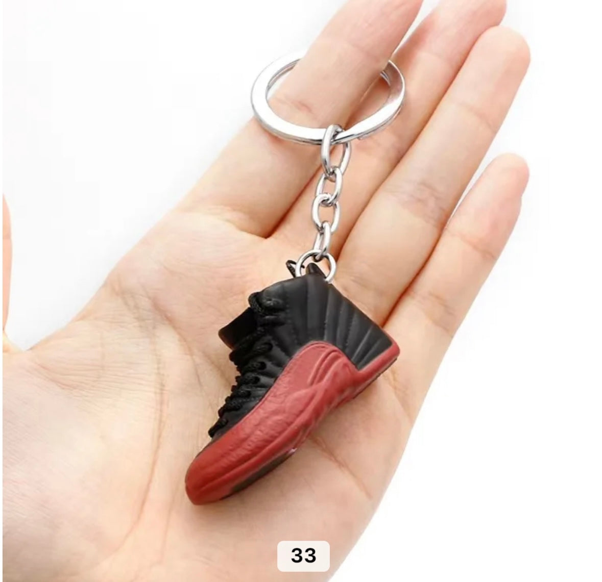 Shoe keychain