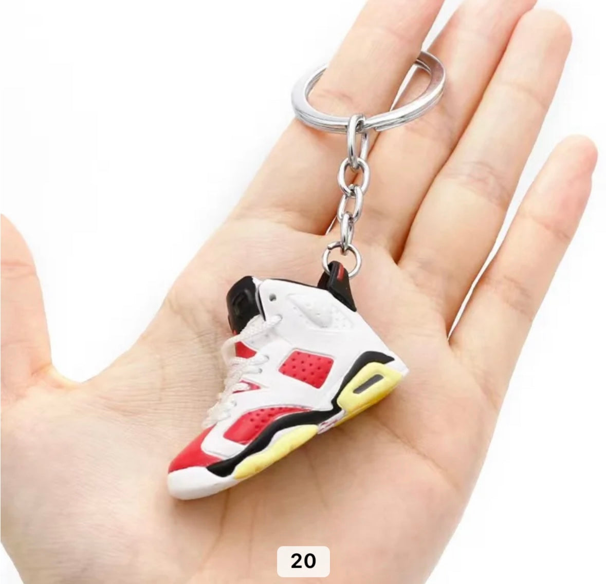 Shoe keychain