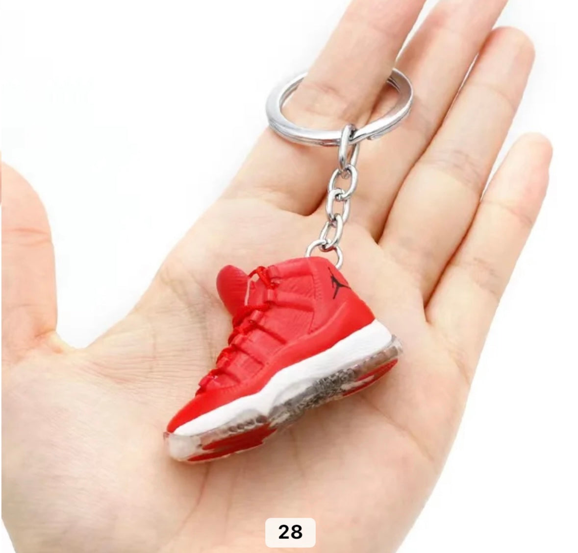 Shoe keychain