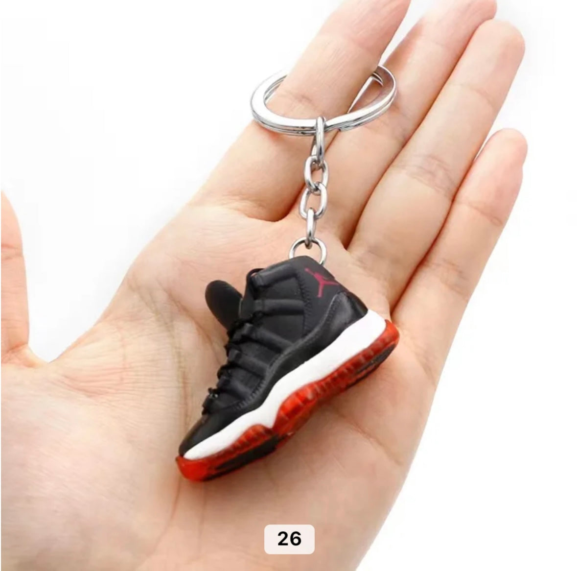 Shoe keychain