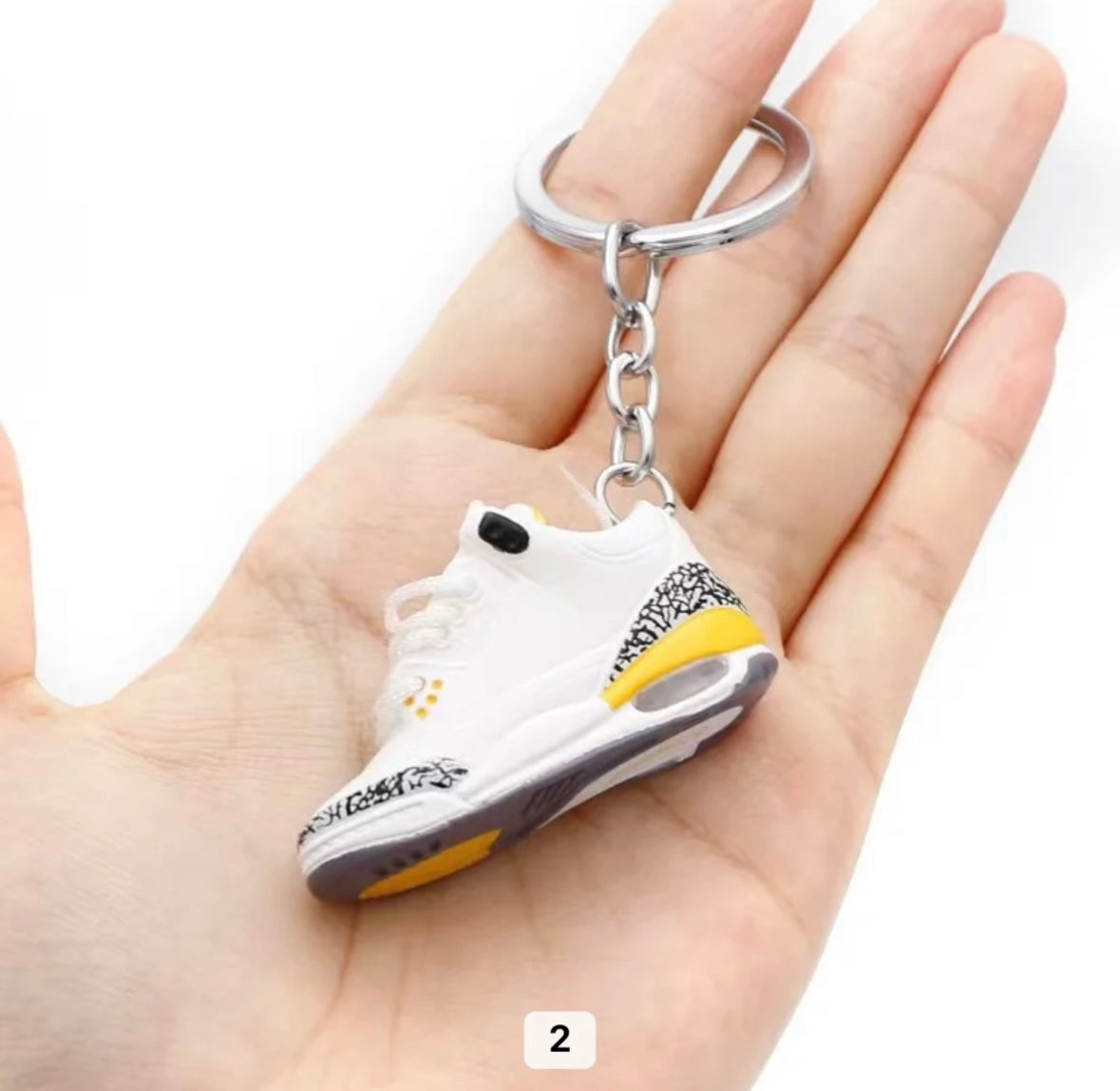Shoe keychain