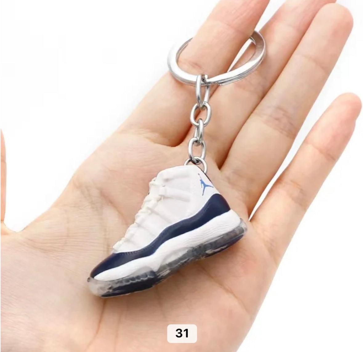 Shoe keychain